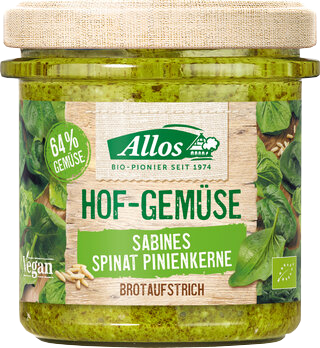 (VB) Brotaufstrich Hofgemüse Sabine's Spinat (135g)